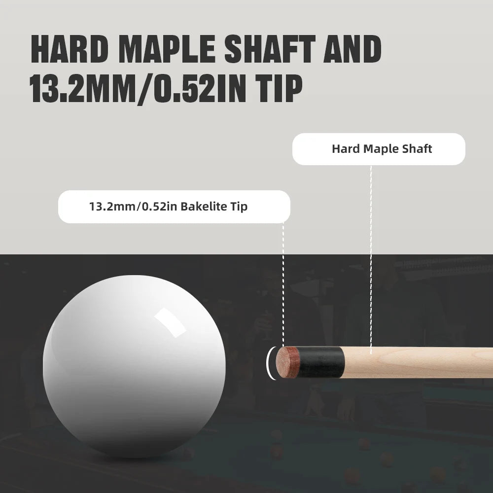 Crical Break Jump Cue with Uniloc Joint Professional Maple Shaft for Punch Jump cue Billiard pool Cue Stick
