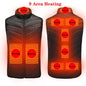 17/13/9 Areas Usb Heated Jacket Men Women Electric Heated Vest Heating Vest Heated Bodywarmer Usb Inner Heat Vest Veste