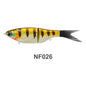 Noeby Amata Glide Swimbait Gummifisch 215mm 73g Langsam sinkende Silikon-Wobbler für Hecht Barsch Zander Glide Swimbait Angelköder