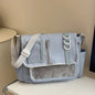 Bags for Girls New Transparent Itabag Shoulder Crossbody Bag  Badges Display Plate Ita Bag