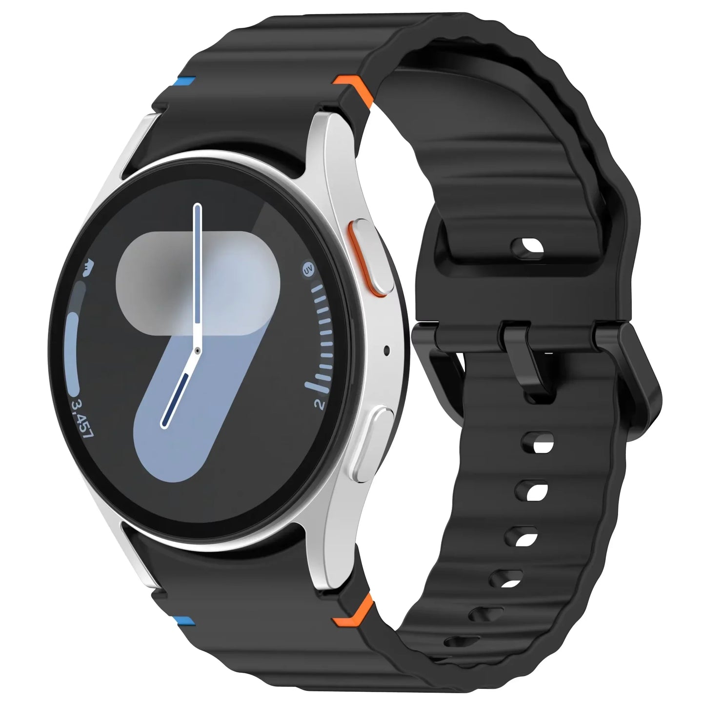 Silicone Strap for Samsung Galaxy Watch7 6 5 4 44mm 40mm Sports Watches Instead of Bracelets for 6/4 Classic 47mm 46mm 43mm 42mm