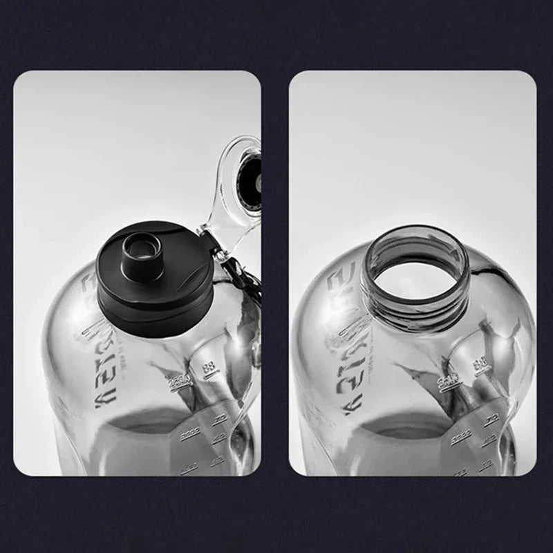 Sports Water Bottle 1.7L/2.7L Gym Cycling Portable