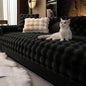 Thicken Imitation Rabbit Fur Plush Sofa Slipcover Non-slip Soft Sofa Towel Couch Cushion For Living Room Modern Home Decor