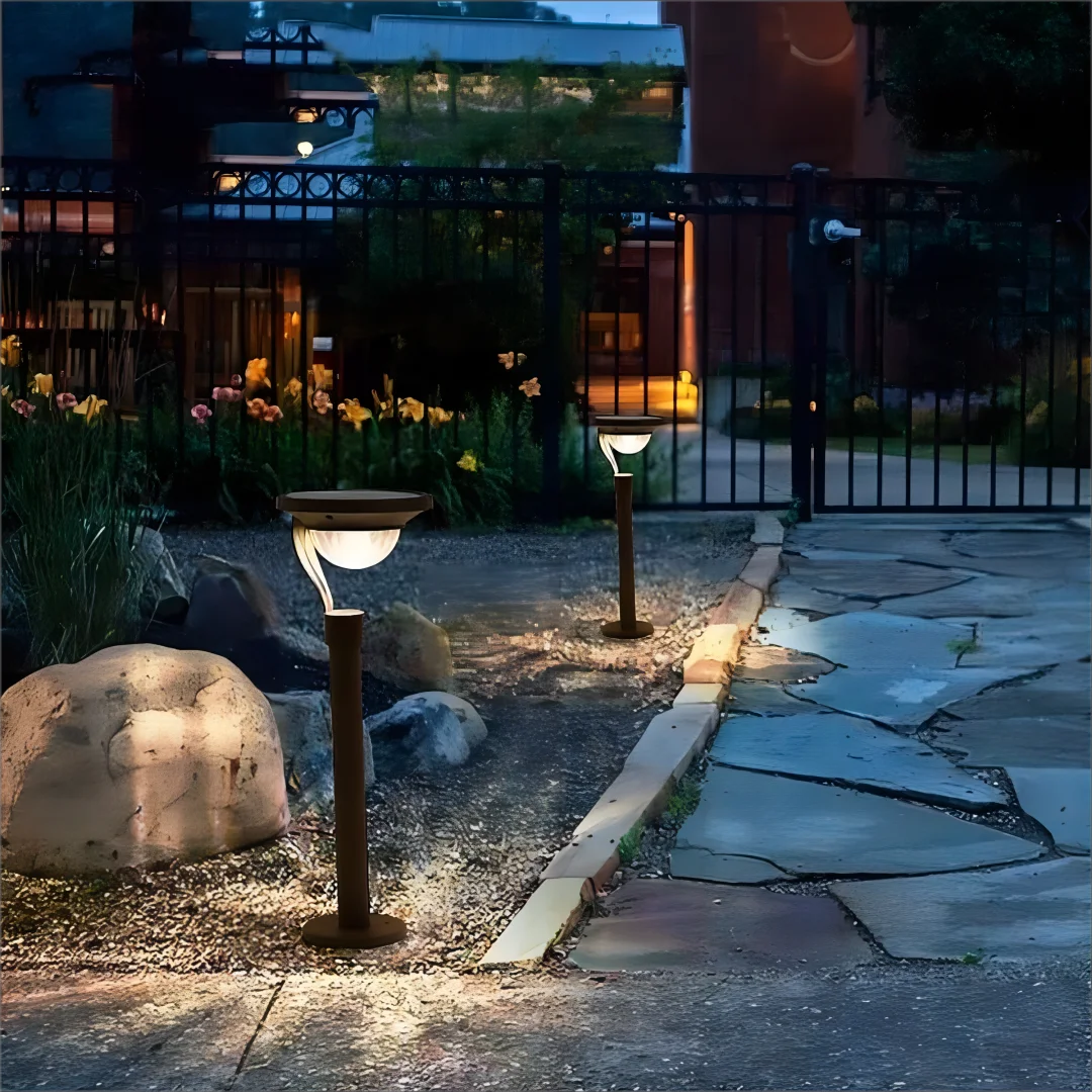 Solar LED Lawn Lamp – Waterproof Garden Courtyard