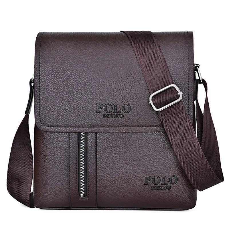 Luxury Men Boy Leather Shoulder Bag Big Capacity Crossbody Designer Messenger Bags Male Luxurious Men's Small Handbag