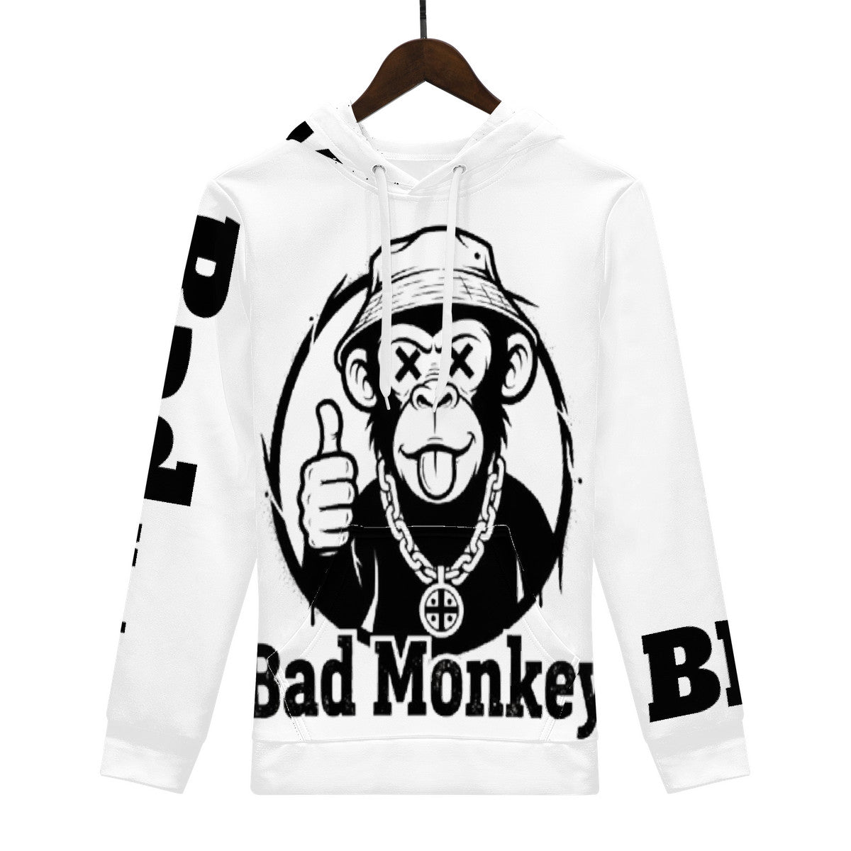 Bad Monkey Hoodie heavy pullover sweater