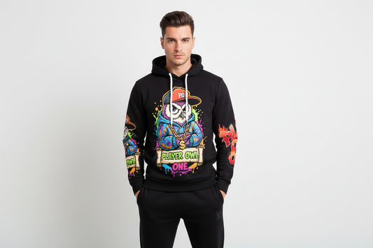 Player Owl One Heavy Hoodie Pullover sweater
