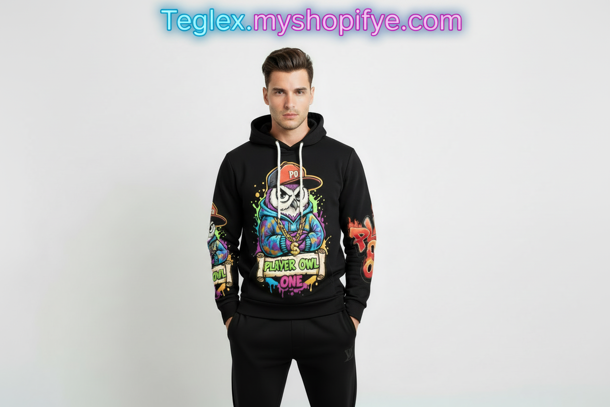 Player Owl One Heavy Hoodie Pullover