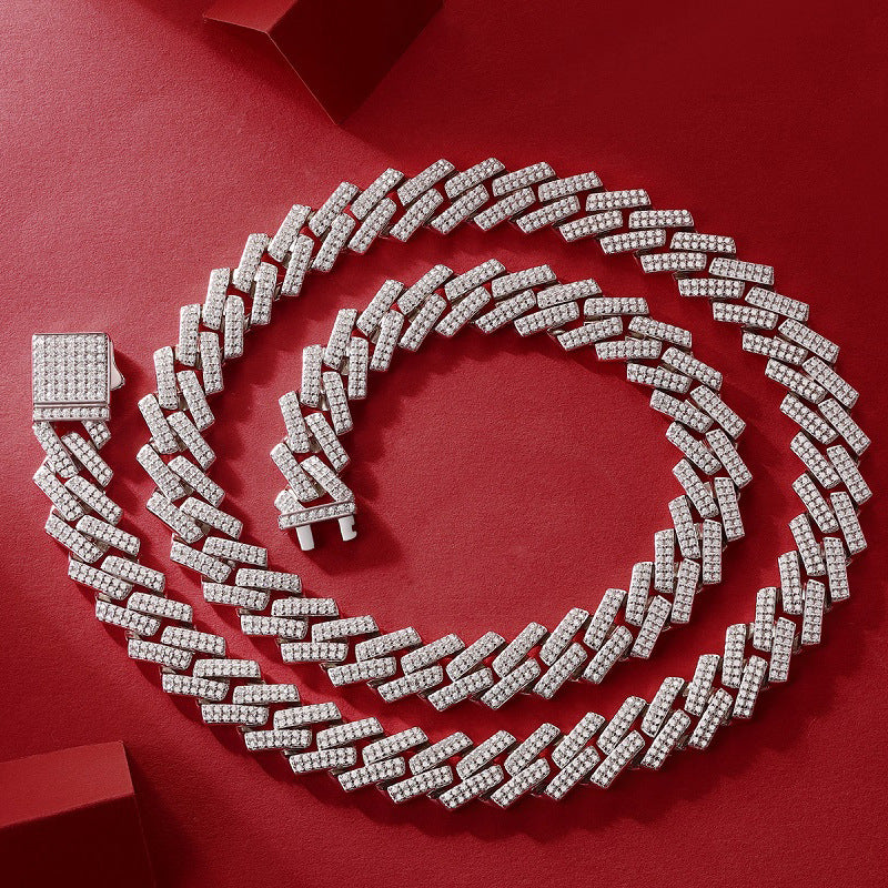 S925 Silver Challenge Necklace for Men – Bold Style