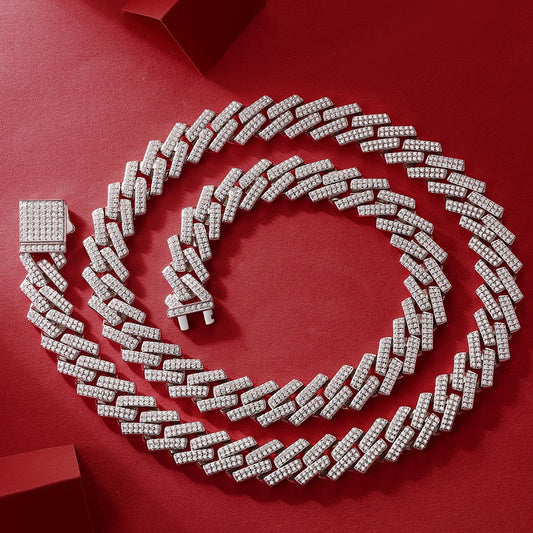 S925 Silver Challenge Necklace for Men – Bold Style