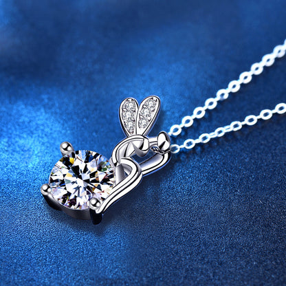 Moissanite 925er Sterlingsilber FARCENT Halskette für Damen