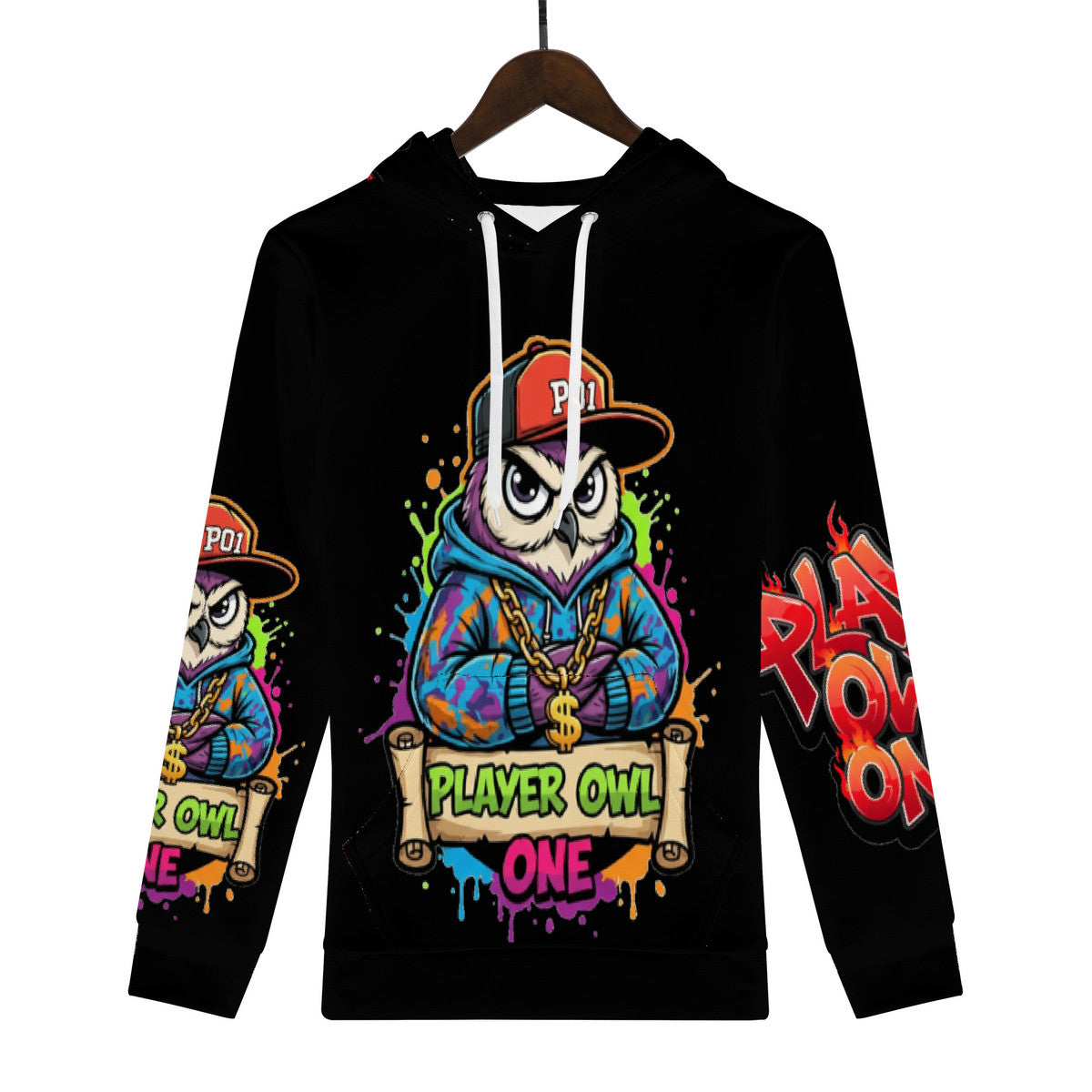 Player Owl One Heavy Hoodie Pullover
