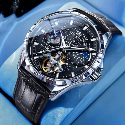 Starry Sky Hollow Mechanical Watch | Men's