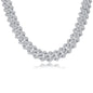 Luxuriöse Herrenmode Mosan-Diamant S925 Silberkette Vergleichbar mit natürlichen Diamanten