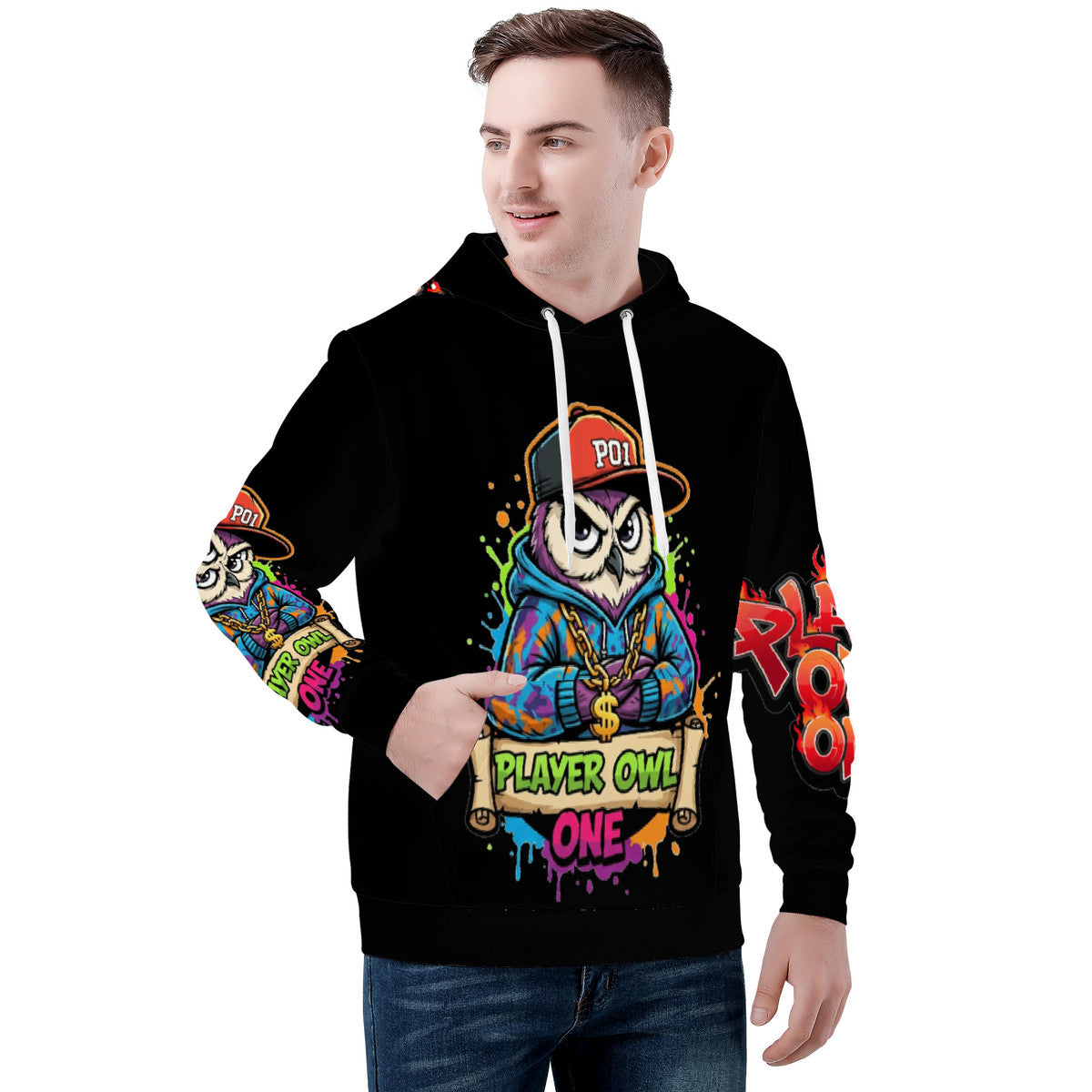 Player Owl One Heavy Hoodie Pullover