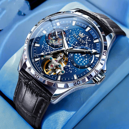 Starry Sky Hollow Mechanical Watch | Men's