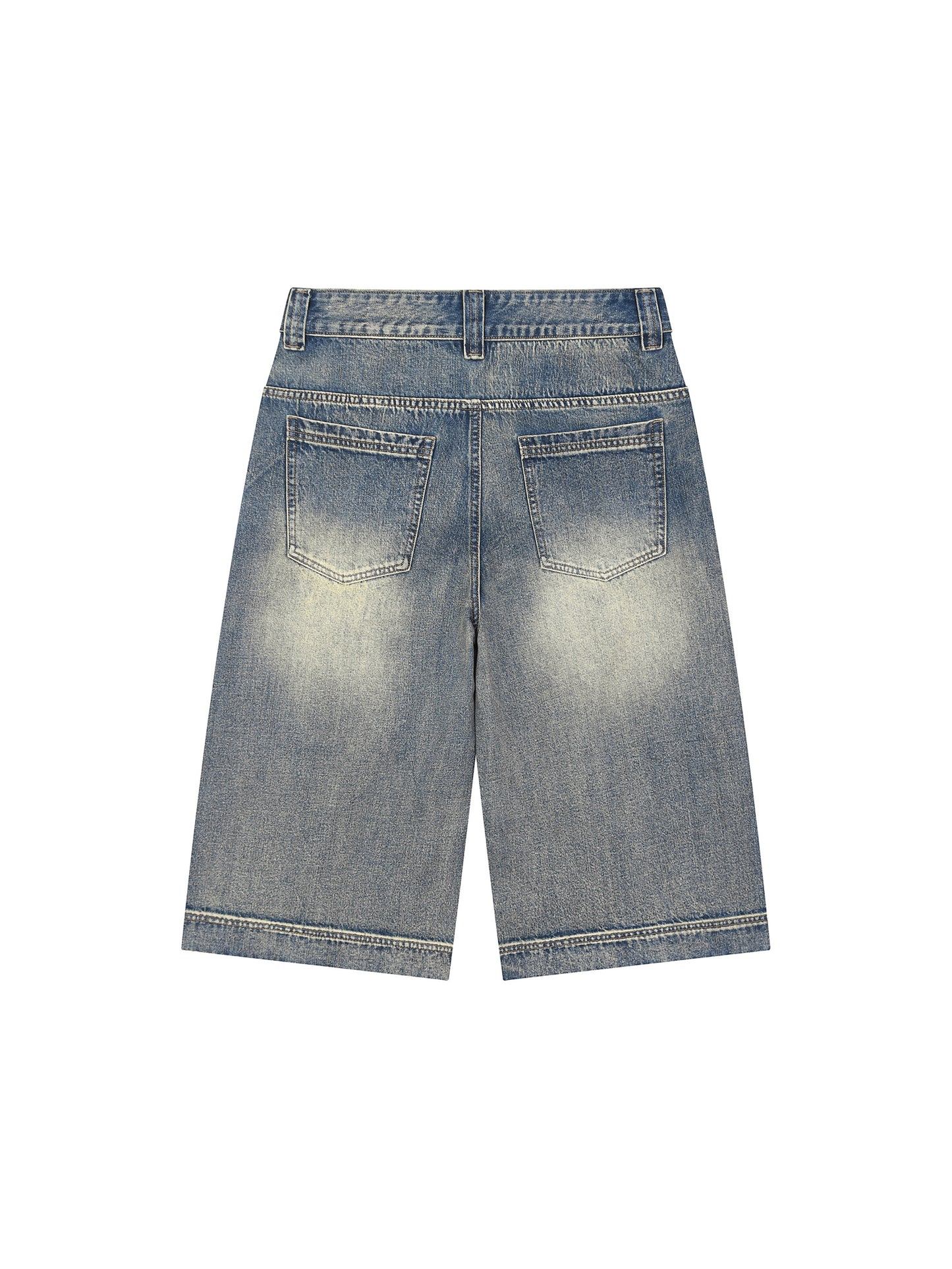 Teglex Designer Acid Wash Baggy Denim Shorts | Men's Streetwear