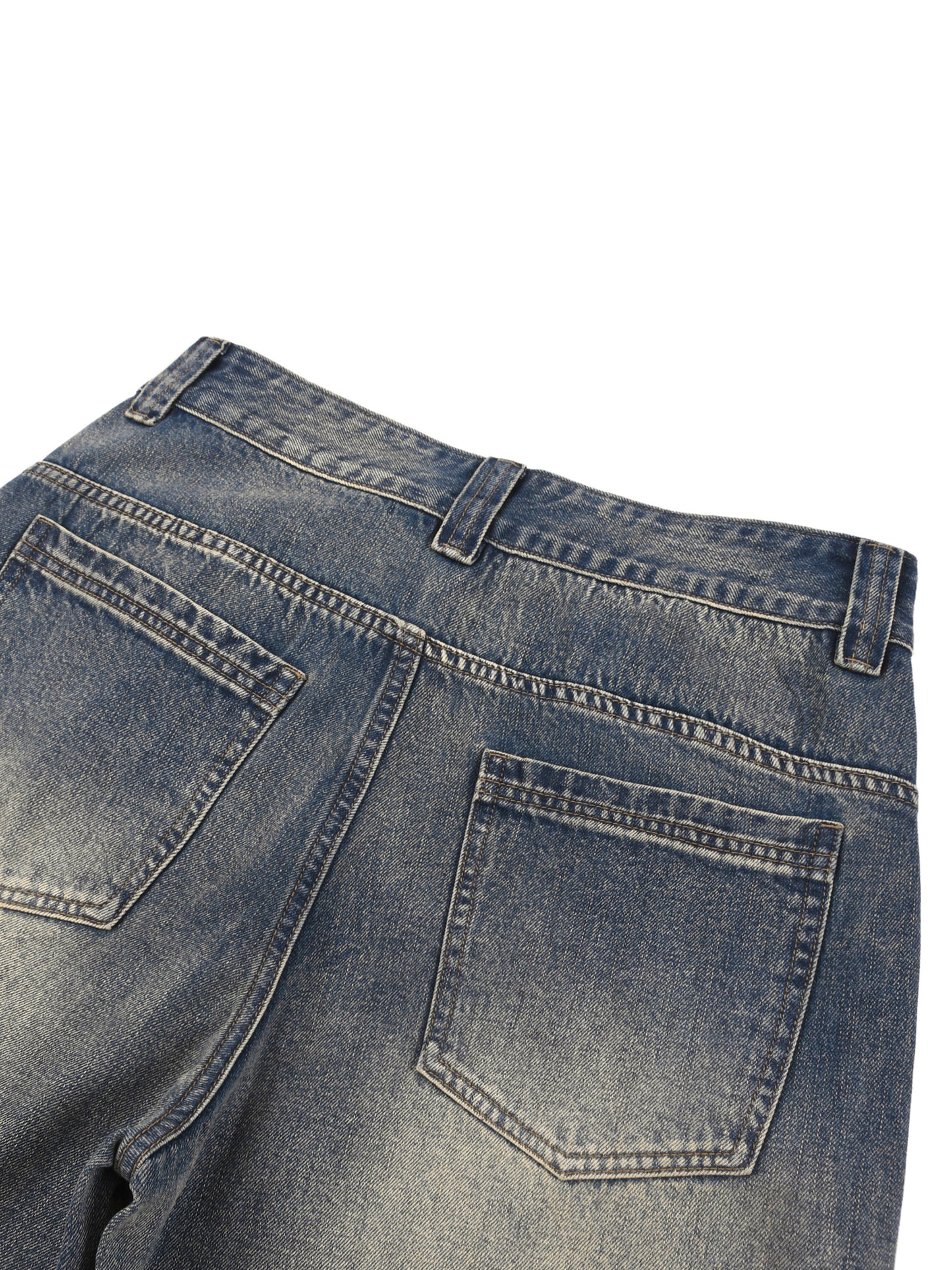 Teglex Designer Acid Wash Baggy Denim Shorts | Men's Streetwear