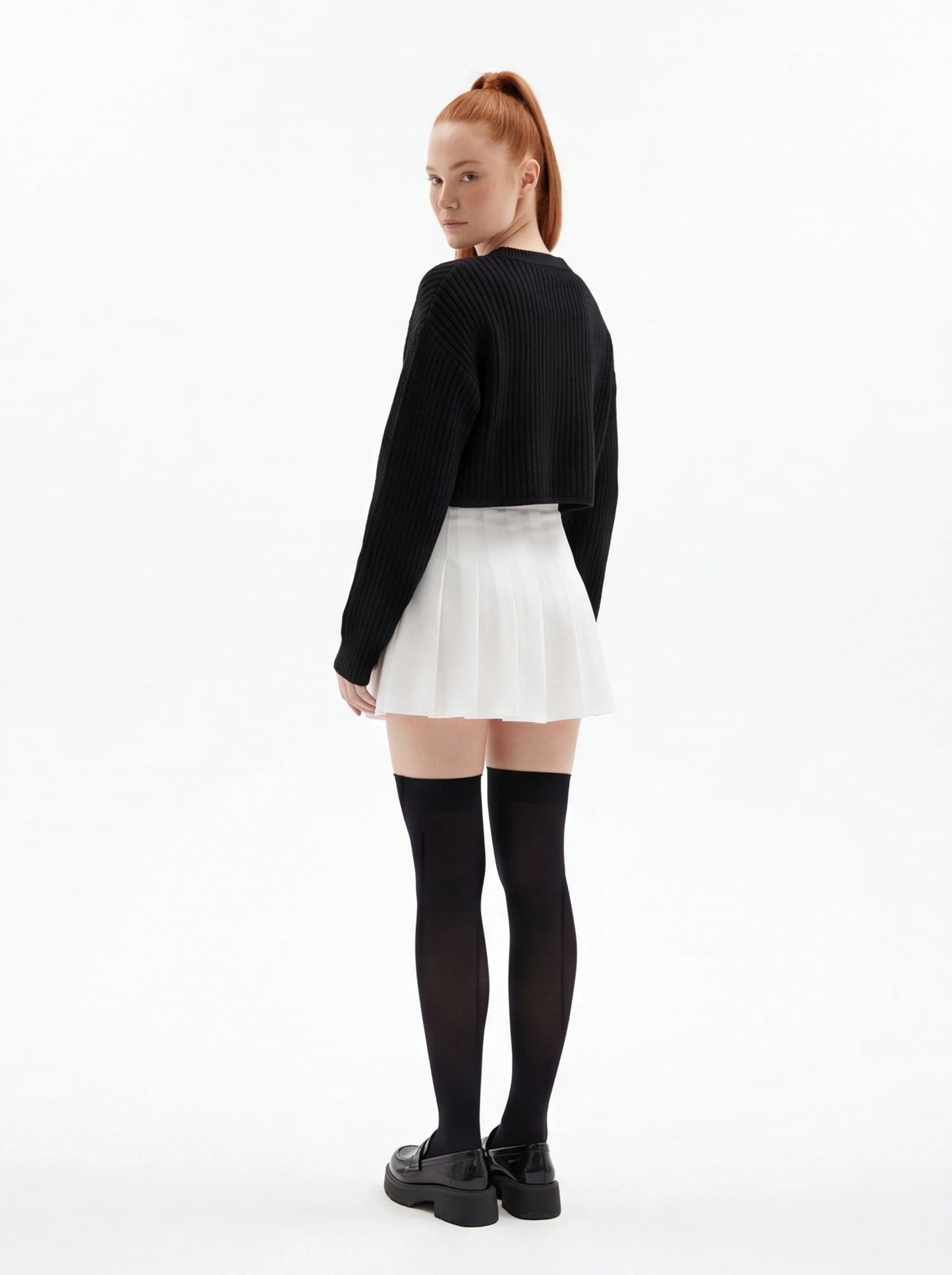 Over Knee Nylon Thigh High Socks  Lolita Soft Feel Women's