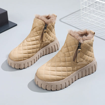 Medium Short Boots – Women's Thick Sole Ankle Boots