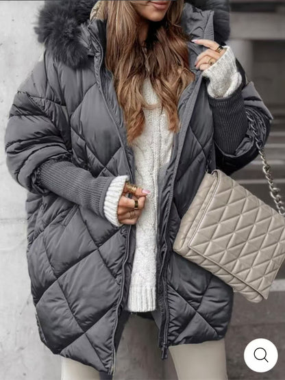Women's Winter Hooded Coat — Casual Warm Jacket, S–XXXL