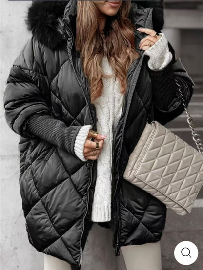 Women's Winter Hooded Coat — Casual Warm Jacket, S–XXXL