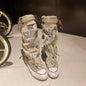 Womens Shoes-Boots – Women's Retro Ankle Shoe Boots