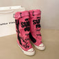 Womens Shoes-Boots – Women's Retro Ankle Shoe Boots
