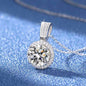 925 Silver Moissanite Necklace