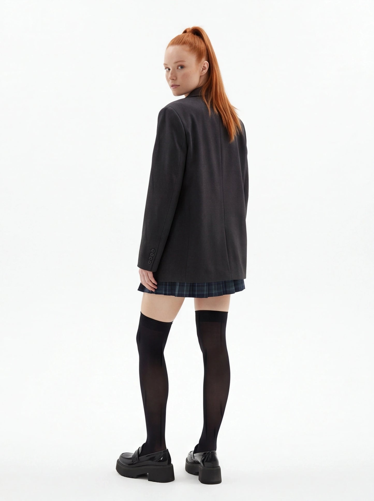 Over Knee Nylon Thigh High Socks  Lolita Soft Feel Women's